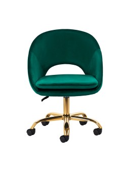 4Rico swivel chair QS-MF18G velvet green