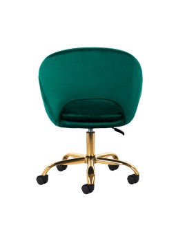 4Rico swivel chair QS-MF18G velvet green