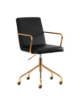 Cosmetic chair QS-OF211G gold black