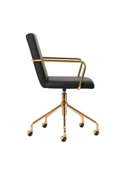Cosmetic chair QS-OF211G gold black