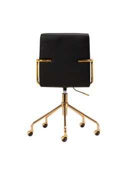 Cosmetic chair QS-OF211G gold black
