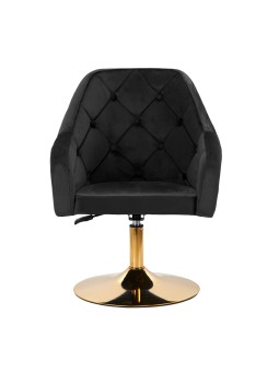 4Rico swivel chair QS-BL14G velvet black