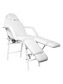 Fotel kosmetyczny składany P270 pedi biały