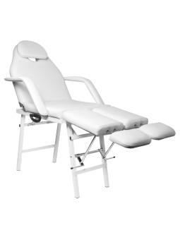 Fotel kosmetyczny składany P270 pedi biały