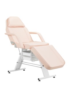 Fotel kosmetyczny Basic 202 z kuwetami różowy