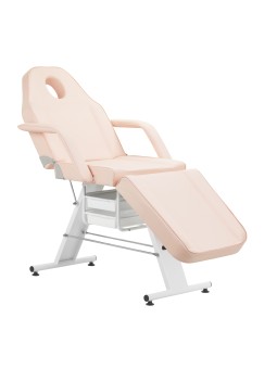 Fotel kosmetyczny Basic 202 z kuwetami różowy