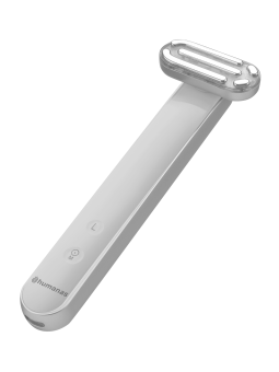 Masażer soniczny do liftingu twarzy z funkcją EMS Humanas Aurora - biały