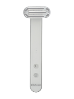 Masażer soniczny do liftingu twarzy z funkcją EMS Humanas Aurora - biały