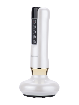 Masażer antycellulitowy z funkcją bańki chińskiej Humanas DermaSmooth - biały