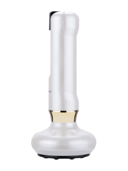 Masażer antycellulitowy z funkcją bańki chińskiej Humanas DermaSmooth - biały