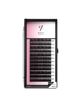 Mavi Lashes Mink Eyelashes 0.05, 8mm lungime. Profil C. Casetă*