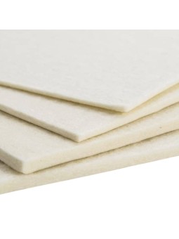 FRESCO FELT 3 mm - spaudimą mažinantis lipnus viršus 50 % vilnos 50 % akrilo Hipoalerginis 22,5x45 cm 4 vnt.