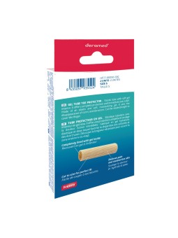 FRESCO GEL TUBE-RIBBED Textile-Gel finger protection tube size S 15x75mm 2pcs.