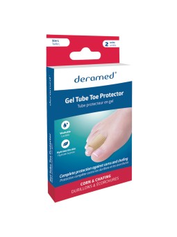 FRESCO GEL TUBE-RIBBED Tekstylno-Żelowa rurka ochronna na palec roz. L 25x75mm 2szt.