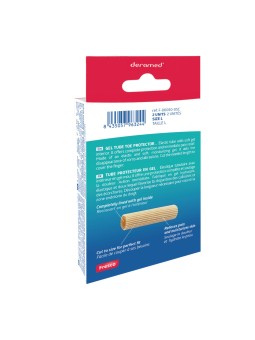 FRESCO GEL TUBE-RIBBED Textile-Gel finger protection tube size L 25x75mm 2pcs.