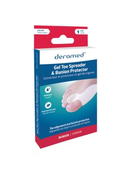 FRESCO GEL TOE SPREANDER PROTECTOR Ochraniacz na haluksa z nastawiaczem żelowy 1 szt.