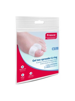 FRESCO Żelowy pierścionek z nastawiaczem na haluksa roz. L 6 szt.