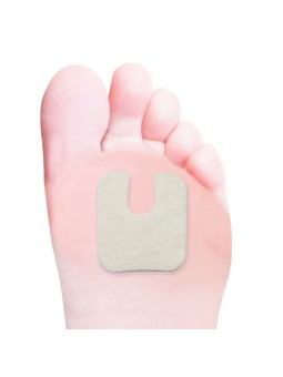 FRESCO HORSESHOE FELT PAD Samoprzylepne filcowe ortezy na palce młotkowate roz. L 44X50cm 36 szt. 2 mm