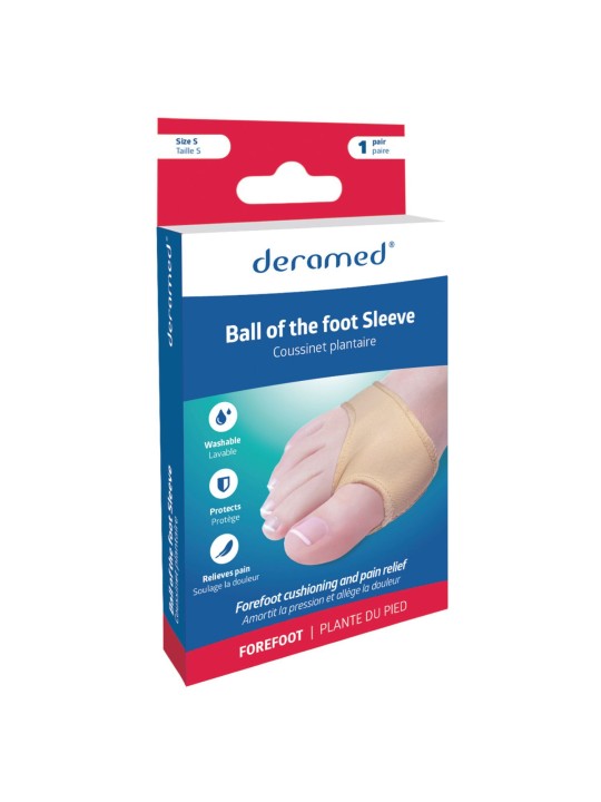 FRESCO GEL METATARSAL SLEEVE Ortéza na přední část nohy s gelovou vložkou velikost S 1 pár