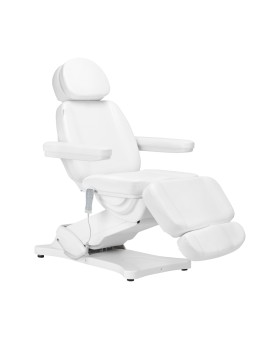 Elektrické kosmetické křeslo SILLON CLASSIC 3 motory s vyhříváním druhá edice bílá