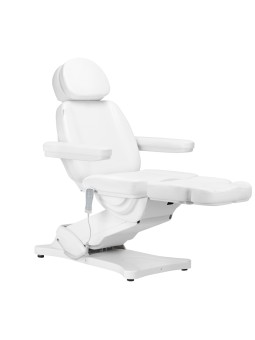 Elektrické kosmetické křeslo SILLON CLASSIC 3 motory s vyhříváním druhá edice bílá