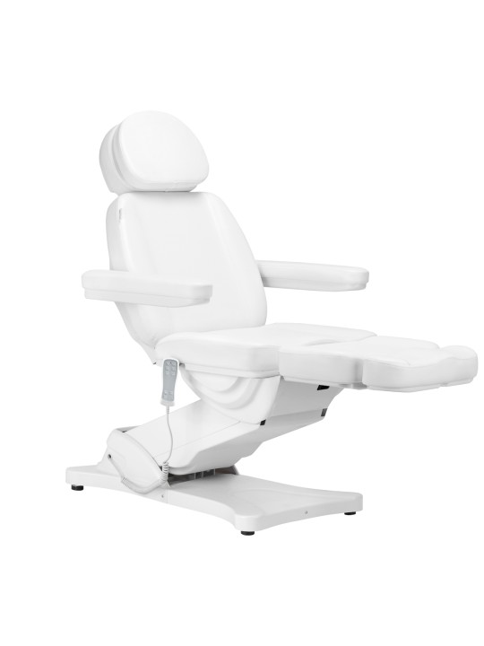 Elektrické kosmetické křeslo SILLON CLASSIC 3 motory s vyhříváním druhá edice bílá