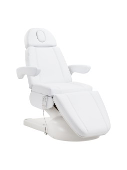 Fotel kosmetyczny Azzurro Lux 3m biały z podgrzewaniem