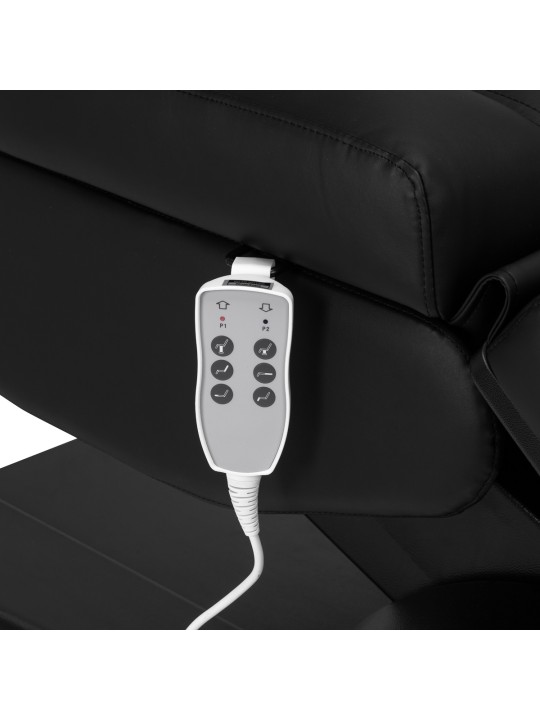 Fotel kosmetyczny Azzurro Lux 3m czarny