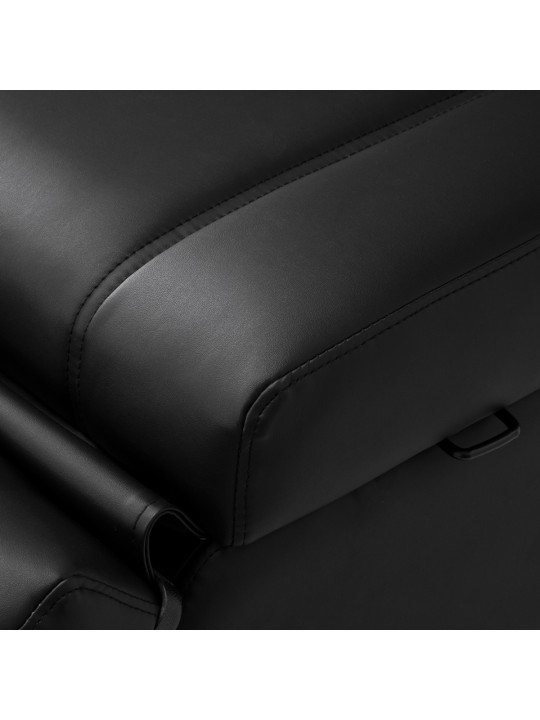 Fotel kosmetyczny Azzurro Lux 3m czarny