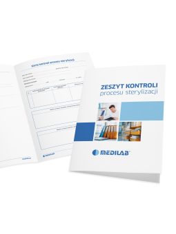 Medilab zeszyt kontroli procesu sterylizacji 62 str.