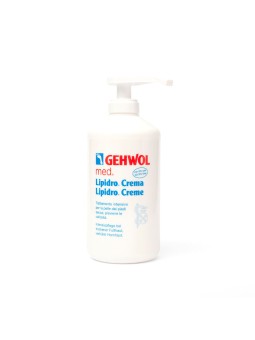 GEHWOL LIPIDRO-CREME cream strongly moisturizes. for dry and sensitive feet 500 ml with dosage