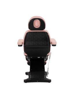 Elektrické kosmetické křeslo SILLON CLASSIC 3 motory růžovo-černé