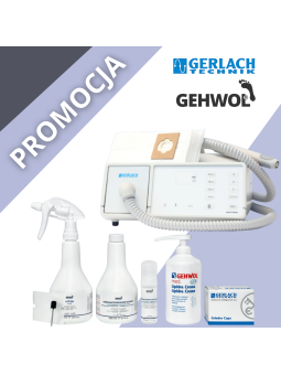 Aktionsset Gerlach Luna Fräsmaschine mit Gehwol Produkten