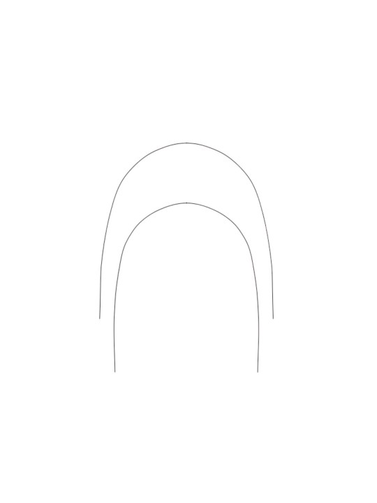 DTC NiTi Drut Niklowo - Tytanowy Sztanga Łuk - 0,12 - Opakowanie 10 Szt.