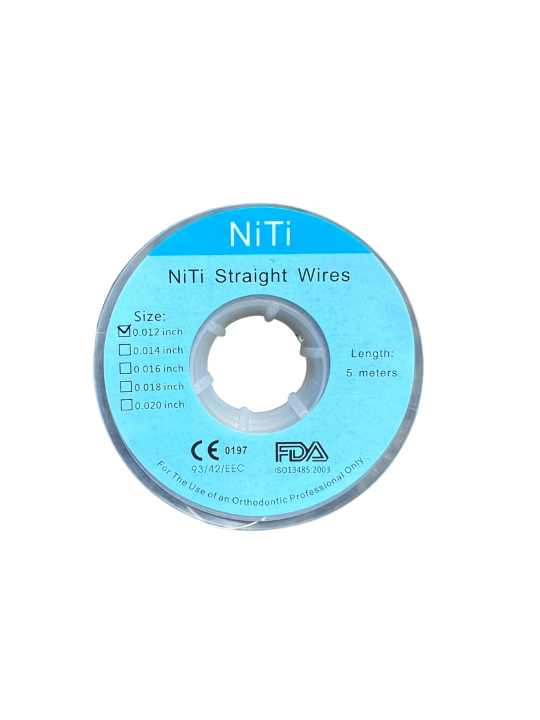 DTC NiTi Drut Niklowo - Tytanowy Rolka 5m - Rozmiar 0,12