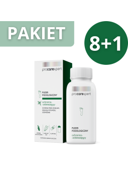 ProCareXpert Védő és frissítő lábápoló por 140 g - 8 + 1 db-os csomagban