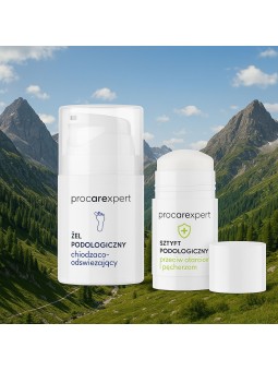 ProCareXpert Traveller's Kit - Kühlendes Erfrischungsgel 50ml + Anti-Kaffee-Stick 30g