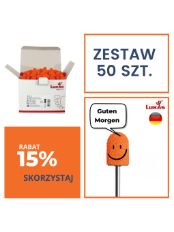 Lukas Pakiet kapturków 10 mm gradacja 150 - 50 sztuk