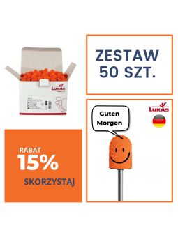 Lukas Pakiet kapturków 10 mm gradacja 320 - 50 sztuk