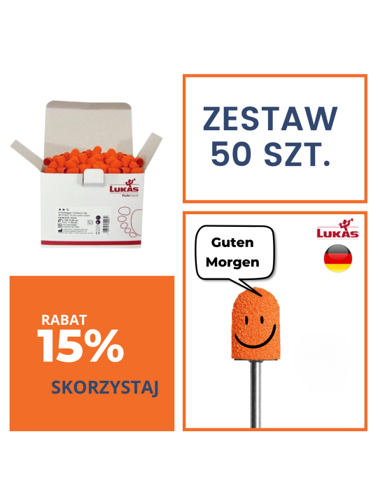 Lukas Pakiet kapturków 10 mm gradacja 320 - 50 sztuk