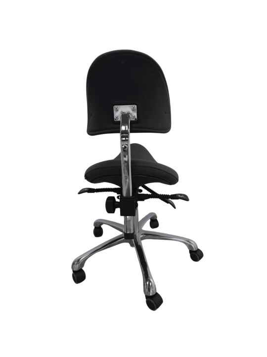 MEDIZIO Scaun de podiatrie cu spătar Antracit