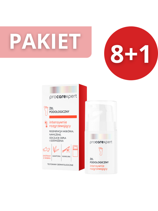 ProCareXpert Intenzivní hřejivý podiatrický gel 50 ml