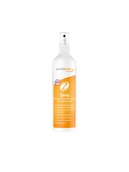 Prontoman Spray 250 ml – preparat o potrójnym działaniu do zmiękczania zrogowaceń i higienicznego oczyszczania skóry