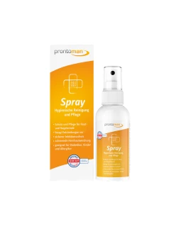 PRONTOMAN Spray 75 ml – preparat o potrójnym działaniu do zmiękczania zrogowaceń i higienicznego oczyszczania skóry