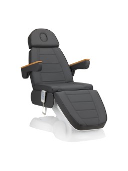 Fotel kosmetyczny elektryczny SILLON Lux 273b 3sil. 2 gat. szary