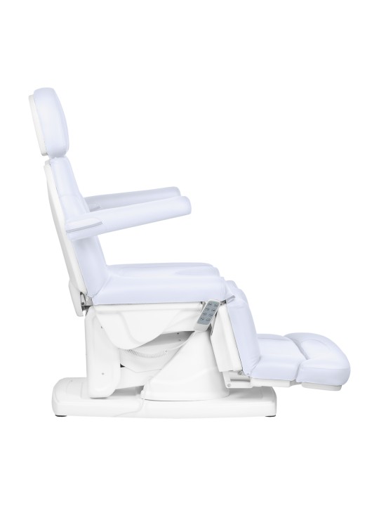 Fotel kosmetyczny podologiczny elektr. Kate 4 siln. zimna biel