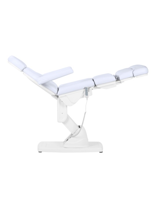 Fotel kosmetyczny podologiczny elektr. Kate 4 siln. zimna biel