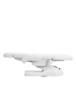 Fotel kosmetyczny elektr. Azzurro Lux 3m biały z podgrzewaniem