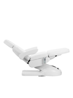 Fotel kosmetyczny elektr. Azzurro Lux 3m pedi biały