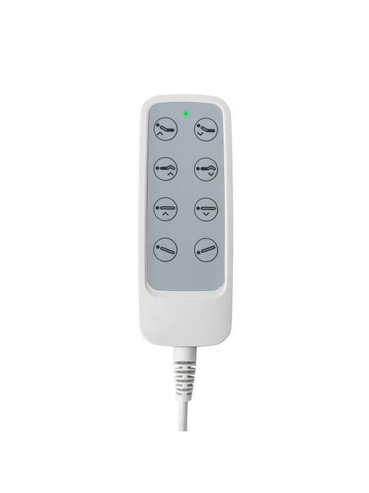 Fotel kosmetyczny podologiczny elektr. Kate 4 siln. zimna biel